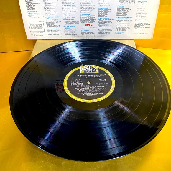 THE LITTLE DRUMMER BOY VINYL 33 1/3 RPM RECORD LP VTG 1963 CHRISTMAS MUS… - Picture 9 of 14